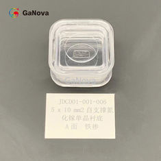 a Um-cara 5*10mm2 Un-lubrificou o Si-tipo GaN Single Crystal Substrate Resistivity autônomo &gt; 10 o ⁶ Ω·Bolacha dos dispositivos RF do Cm