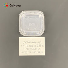 a SP-cara 5*10mm2 (11-12) Un-lubrificou o Si-tipo GaN Single Crystal Substrate Resistivity autônomo &gt; 10 o ⁶ Ω·Dispositivo RF do Cm