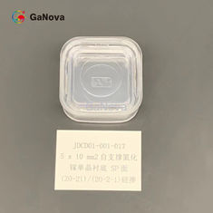 5*10mm2 SP-Face não dopado de tipo N GaN monokristalino 20-21 / 20-2-1 10mm2 Resistividade 0,05 Ω·cm