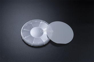 625um a 675um 4 polegadas LED azul nitruro de gálio GaN Wafer epitaxial em safira SSP safira plana