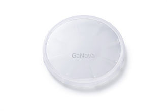 LED azul de 4 polegadas GaN Epitaxial Wafer C Plane Flat Sapphire