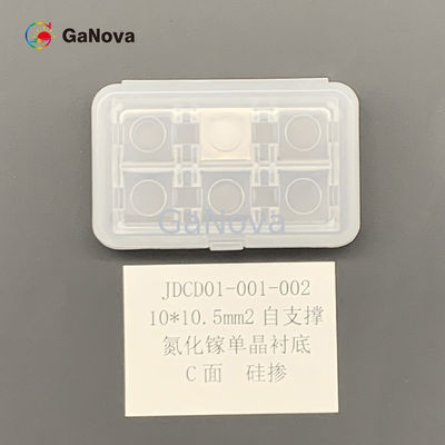 µm do ≤ 10 do µm ±25 TTV de 10*10.5mm2 GaN Single Crystal Substrate Thickness 350
