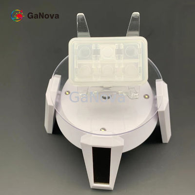10*10,5mm2 C-Face Fe-Doped SI-Type Free-Standing GaN Single Crystal Substrate Macro Defecto Densidade 0cm−2 TTV ≤ 10 μm Resistividade 106 Ω·Cm Dispositivos RF Wafer
