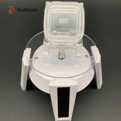 TTV ≤ 10μm A-Face não dopado de tipo N GaN monokristalino de sustrato independente Resistividade 0,1 Ω·cm Dispositivo de potência/Laser W
