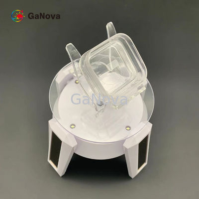 TTV ≤ 10μm A-Face não dopado de tipo N GaN monokristalino de sustrato independente Resistividade 0,1 Ω·cm Dispositivo de potência/Laser W