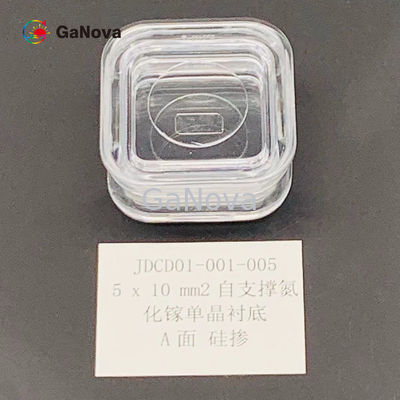 a Um-cara 5*10mm2 Un-lubrificou o n-tipo resistividade de cristal autônoma da carcaça de GaN única &lt; 0,05 Ω·dispositivo de poder do cm/laser