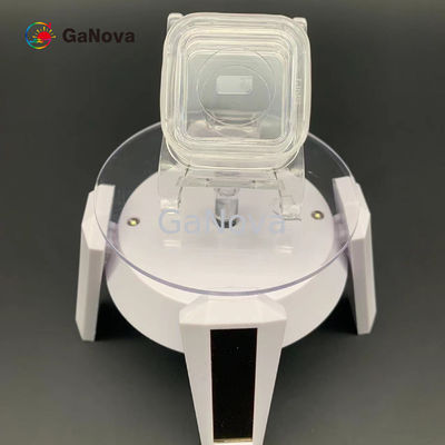 a Um-cara 5*10mm2 Un-lubrificou o Si-tipo GaN Single Crystal Substrate Resistivity autônomo &gt; 10 o ⁶ Ω·Bolacha dos dispositivos RF do Cm