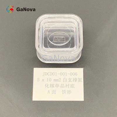 a Um-cara 5*10mm2 Un-lubrificou o Si-tipo GaN Single Crystal Substrate Resistivity autônomo &gt; 10 o ⁶ Ω·Bolacha dos dispositivos RF do Cm