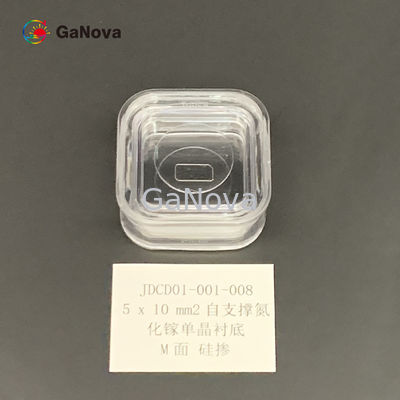 a M-cara 5*10mm2 Un-lubrificou o N-tipo GaN Single Crystal Substrate Resistivity autônomo &lt; 0,05 Ω·dispositivo de poder do cm/laser