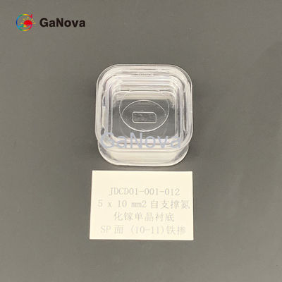 a SP-cara 5*10mm2 (10-11) Un-lubrificou o Si-tipo GaN Single Crystal Substrate Resistivity autônomo &gt; 10 o ⁶ Ω·Dispositivo RF do Cm