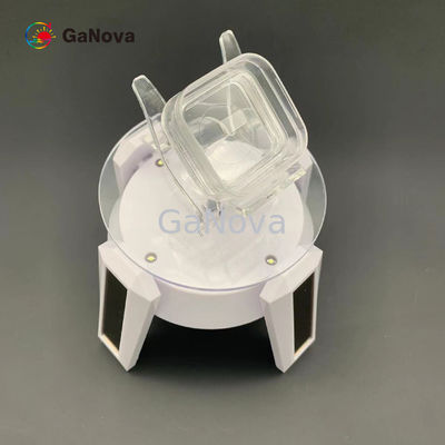 a SP-cara 5*10mm2 (11-12) Un-lubrificou o Si-tipo GaN Single Crystal Substrate Resistivity autônomo &gt; 10 o ⁶ Ω·Dispositivo RF do Cm