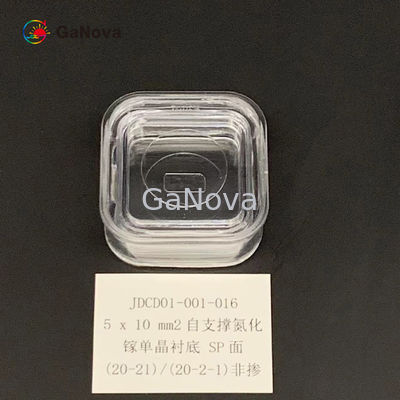350 ± 25 μm Espessura Substrato monocristalino GaN independente não dopado de tipo N, com TTV ≤ 10 μm e Resistividade 0,1 Ω·cm