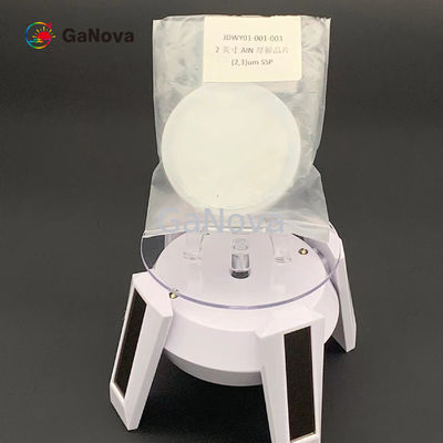 2 polegadas que isolam semi o plano de AIN Sapphire Single Crystal Wafer C