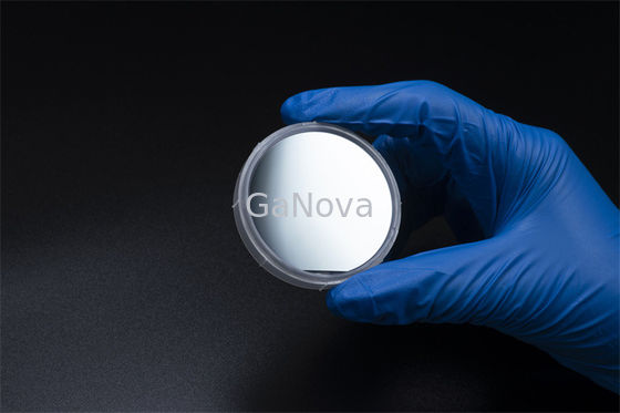 Camada do Verde-diodo emissor de luz GaN On Silicon Wafer 20nmContact da dimensão 520±10nm 2inch