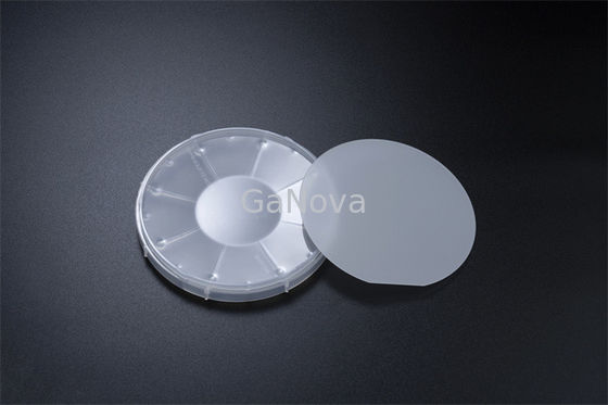 625um a 675um 4 polegadas LED azul nitruro de gálio GaN Wafer epitaxial em safira SSP safira plana