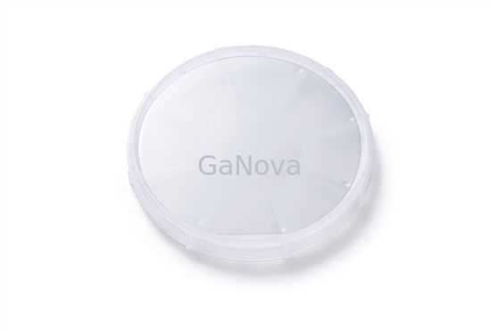 LED azul de 4 polegadas GaN Epitaxial Wafer C Plane Flat Sapphire