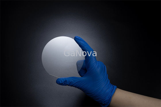 625um a 675um 4 safira lisa azul do diodo emissor de luz GaN Epitaxial Wafer On Sapphire SSP da polegada