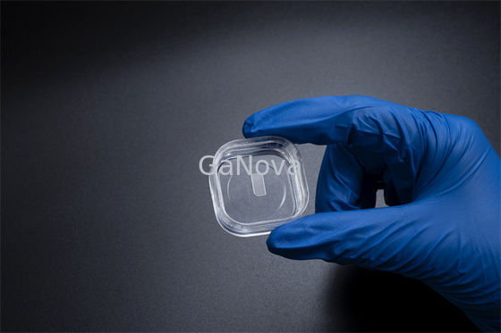 5 X 10 mm2 Face M GaN Epitaxial Wafer Espessura 325um 375um
