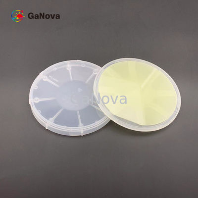 4H bolacha sic Epitaxial 0.015Ω•cm-0.025Ω•² 150,0 milímetro +0mm/-0.2mm do Cm ≤4000/cm