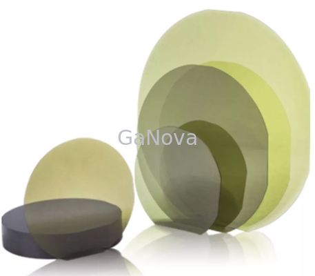 Cristal liso preliminar 4&quot; do carboneto de silicone do comprimento 32.5mm categoria 100.0mm de P