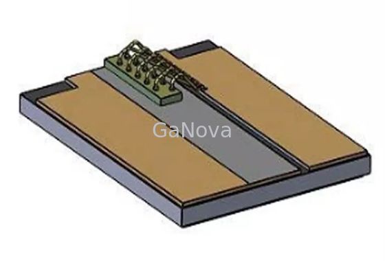 Limite de corrente 0,5A Chip de diodo laser Eficiência de inclinação de impressão a laser 1,0 W/A