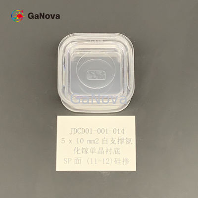 SP-Face 11-12 Não dopado Tipo N GaN de stand-alone Substrato de cristal único Resistividade 0,05 Ω·cm Densidade de defeito macro 0cm−2